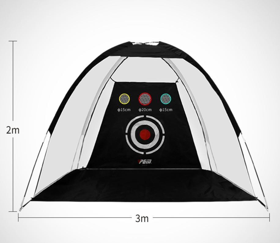 Большая сетка для тренировки гольф-свинга 2x3м, с мишенями  #1