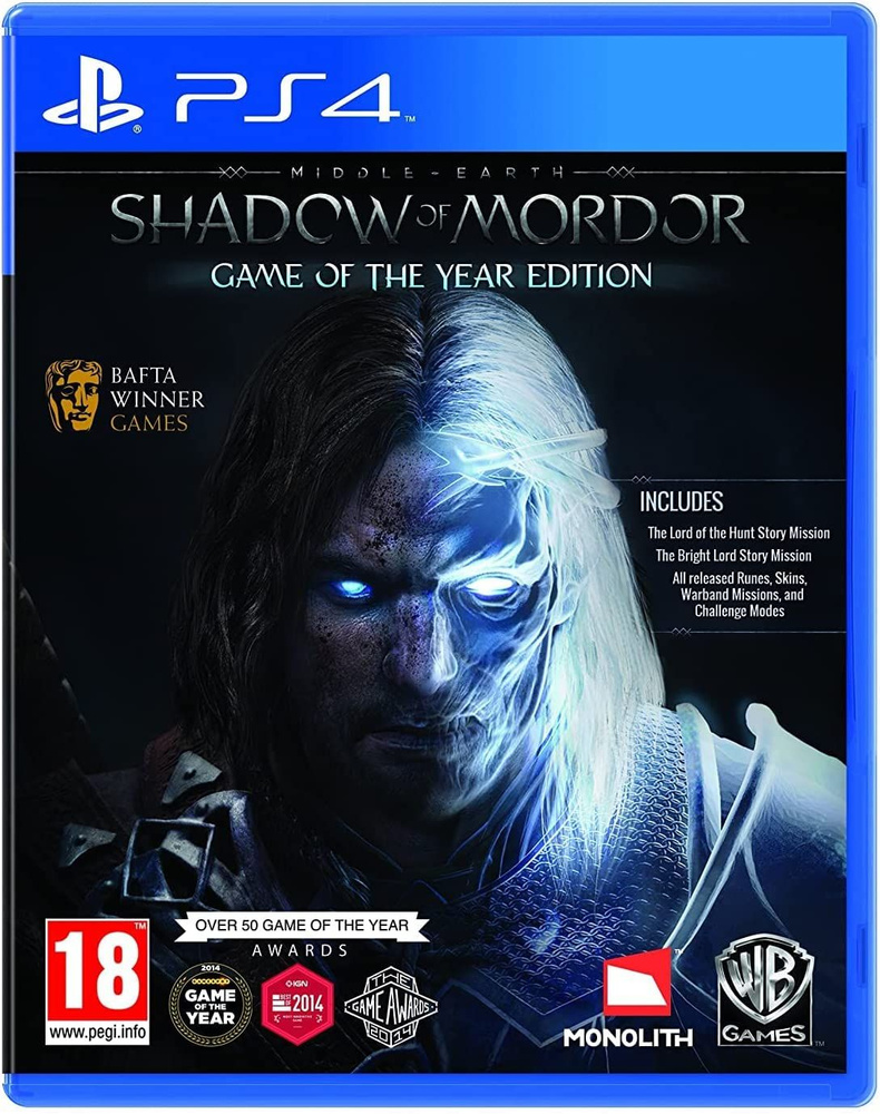 Игра Средиземье: Тени Мордора. Game of the Year Edition (Middle-Earth: Shadow of Mordor) (PlayStation #1