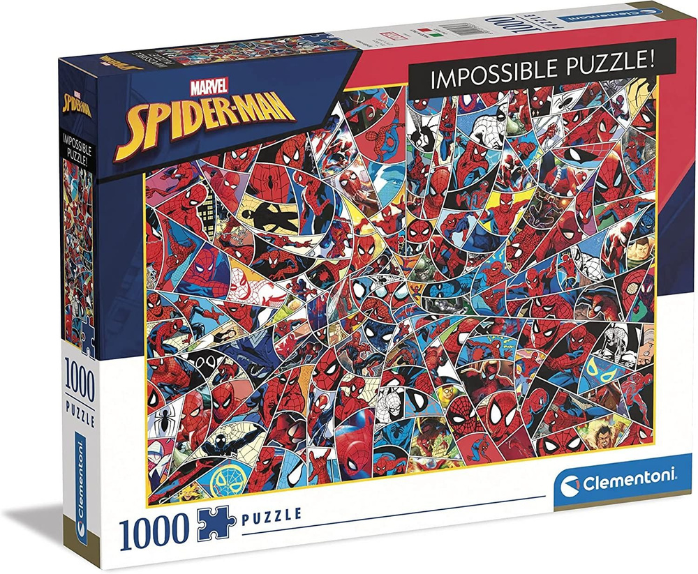 Пазл Clementoni 1000 деталей, элементов: Человек-паук #1