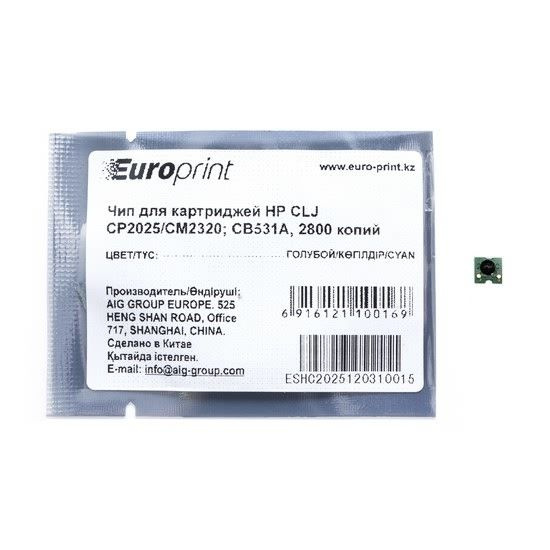 Чип Europrint HP CC531A #1