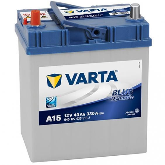 Varta Blue Dynamic Asia A15 (40 А/h), 330A L+ JIS тонкие клеммы (540 127 033) #1