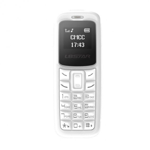 Самый маленький кнопочный телефон L8Star BM30 Белый #1