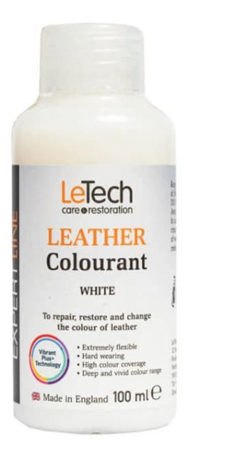 LeTech Expert Line Краска для кожи (Leather Colourant) White, 100мл #1