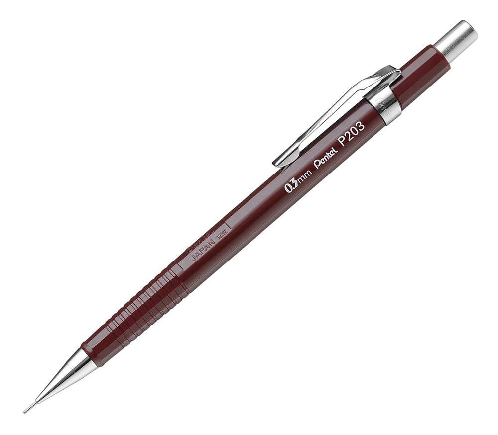 Механический карандаш PENTEL SHARP P203-E 0.3 мм коричневый корпус  #1