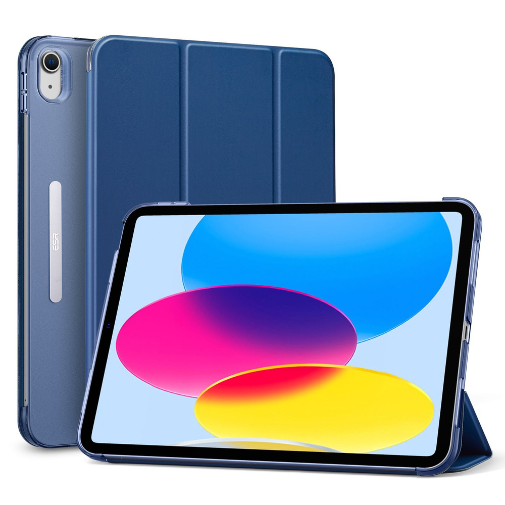 Чехол книжка ESR Ascend Trifold Case для iPad 10th Generation 2022 - Navy Blue, насыщенный синий  #1