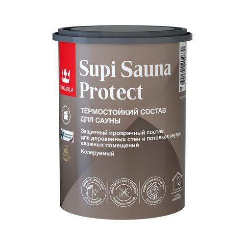 Состав для сауны Tikkurila Supi Sauna Protect 0,9 л #1