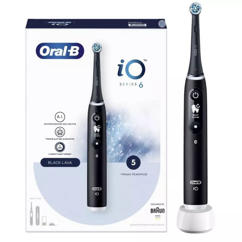 Oral-B Электрическая зубная щетка IO Series 6, черный #1