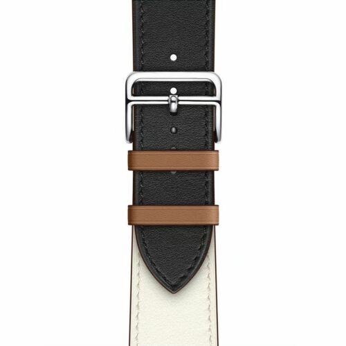 Двойной тур Watch Band для Эпл Вотч iWatch Ultra Series SE 8 7 6 5 4 3 2 1,Белый/коричневый,38mm,40mm,41mm #1