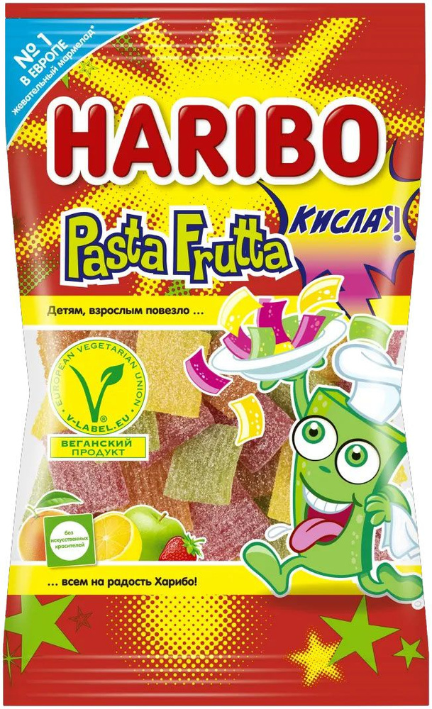 Мармелад HARIBO Кислые пластины Pasta Frutta 160 г #1