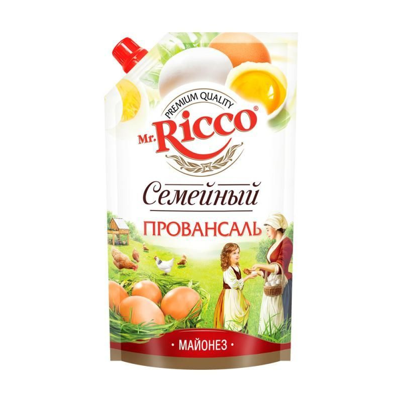 Майонез "Семейный", Mr.Ricco, провансаль, 50%, 350 мл X 3 ШТ. #1