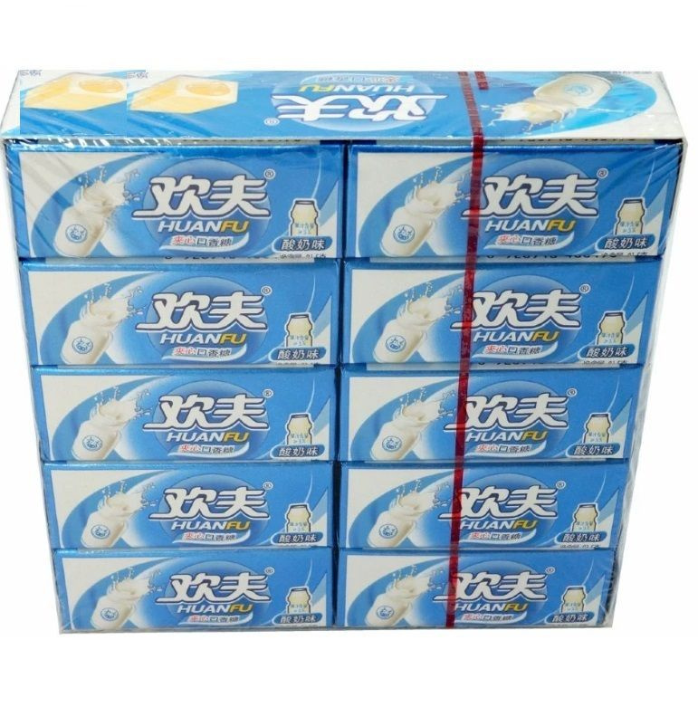 Жевательная резинка Huanfu Йогурт 21.5 х 20 штук #1