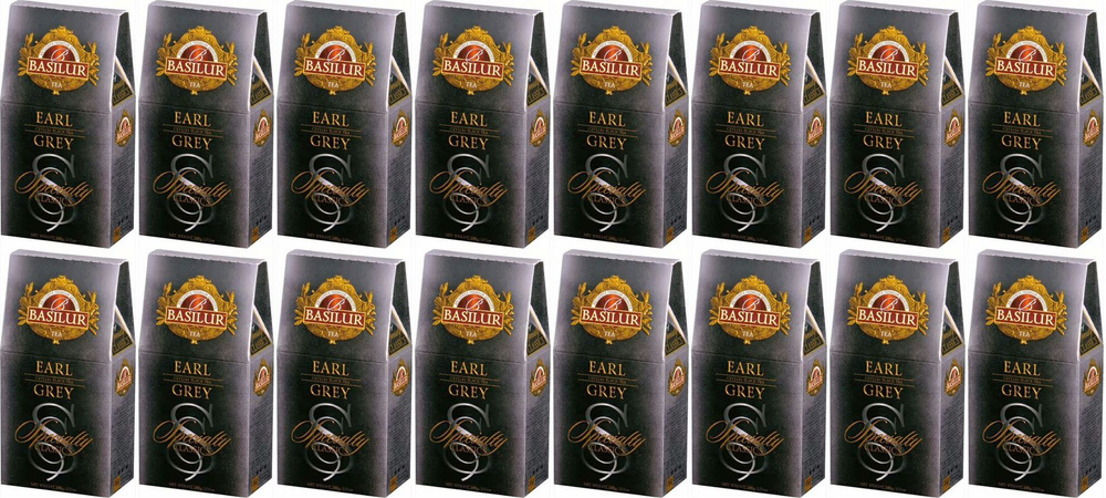 Чай черный Basilur Избранная классика Earl Grey листовой, комплект: 16 упаковок по 100 г  #1