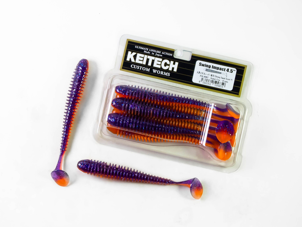 Приманка силиконовая Keitech Swing Impact 4.5" PAL #09 6шт #1