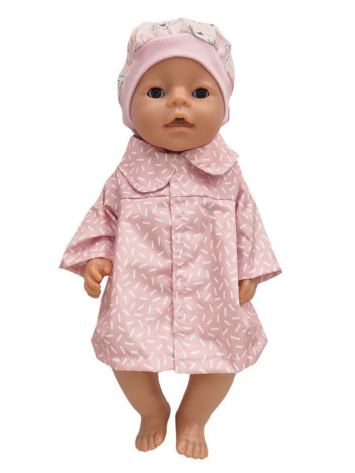 Одежда для кукол Колибри, Плащик с беретом baby born, Игровой набор для девочек  #1