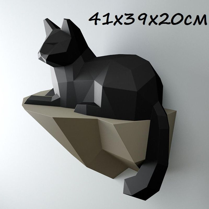 3D конструктор пазл Кошка #1