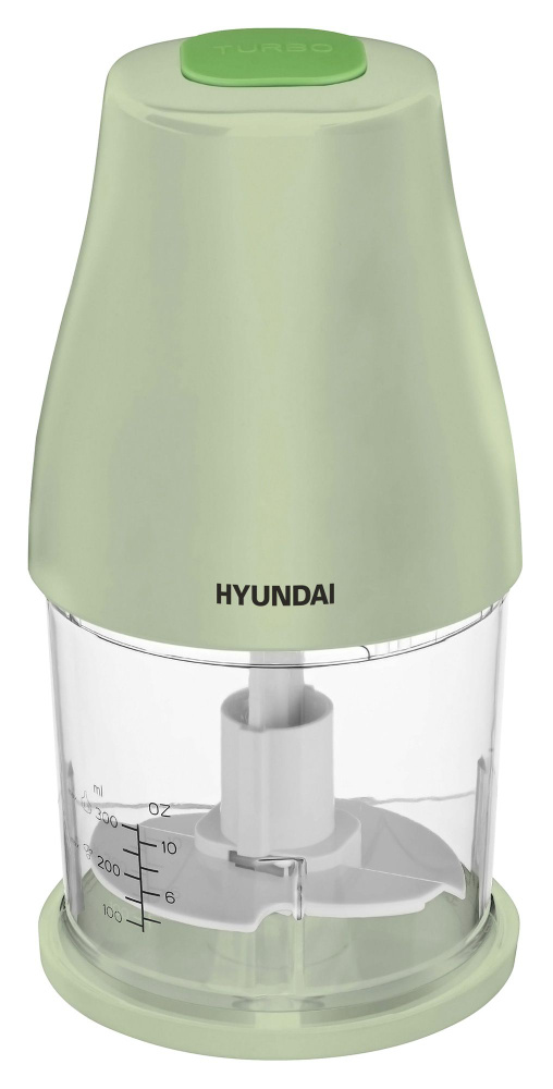 Измельчитель электрический Hyundai HYC-P3108 0.8л. 350Вт черный/зеленый  #1