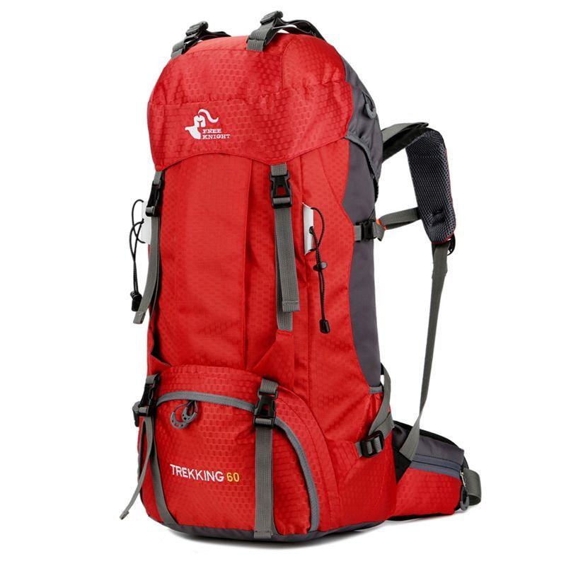 Походный Кемпинговый Туристический рюкзак Free Knight Trekking 60 красный  #1