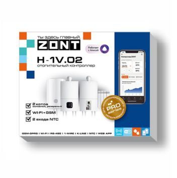 ZONT H-1V.02 отопительный контроллер #1