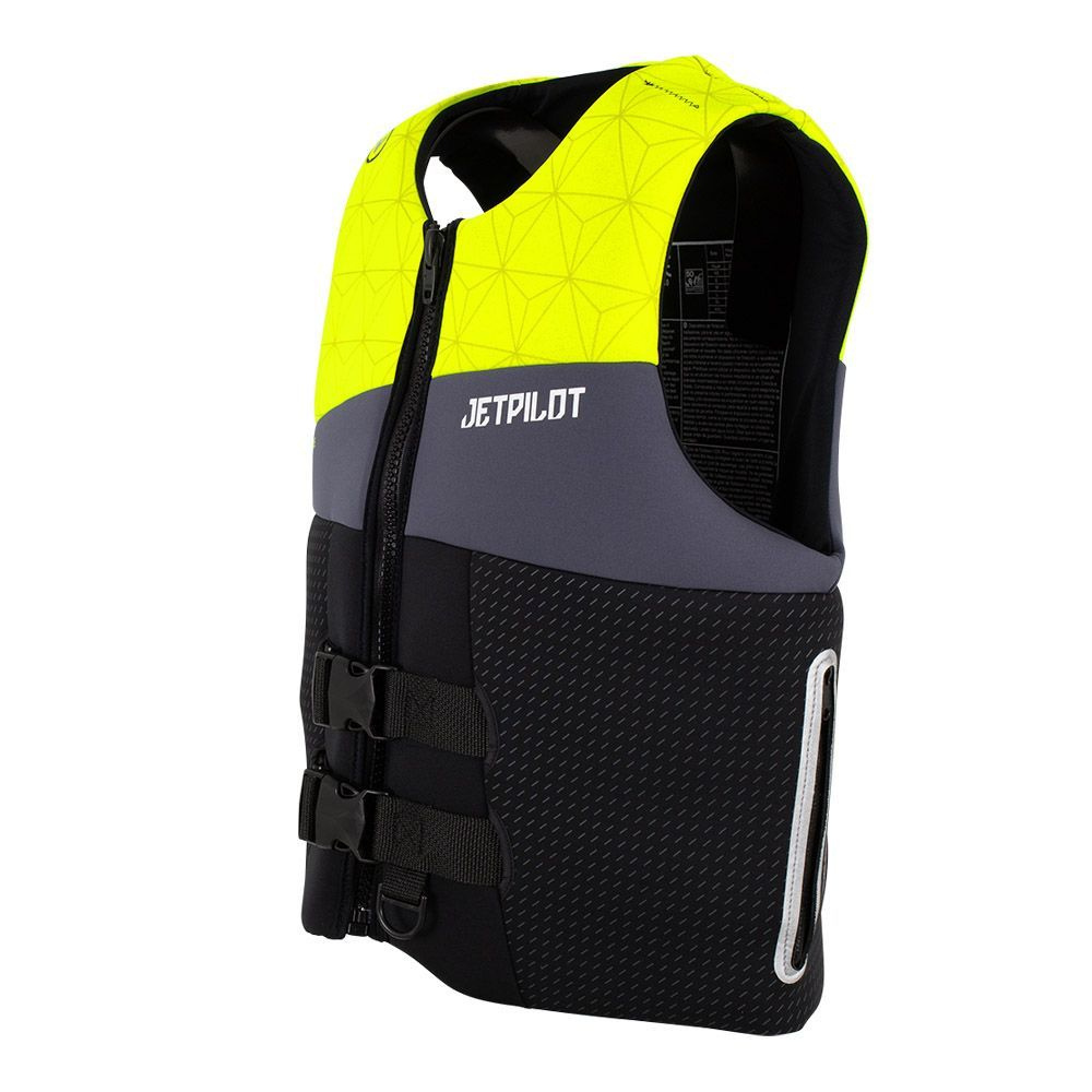 Жилет для вейкборда JetPilot Cause Neo Iso yellow/charcoal/black, S #1