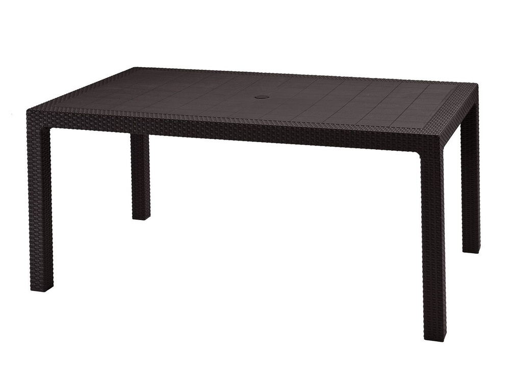 Стол пластиковый садовый прямоугольный Rodos Elfplast 165х94,5х75 см: стильный и удобный стол для сада, #1