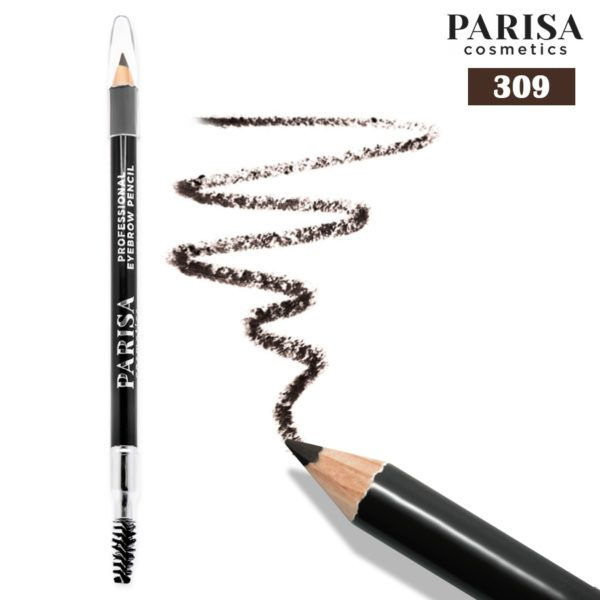 Карандаш для бровей Parisa Cosmetics Master Shape, №309, Кофейно-коричневый  #1