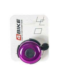 Велозвонок 4BIKE BB3204-Pur латунь, D-52мм, пурпурный #1