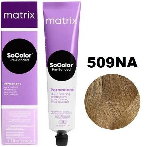 Matrix Перманентная краска для волос с бондером SoColor Pre-Bonded, 509NA (509.01) очень светлый блондин #1