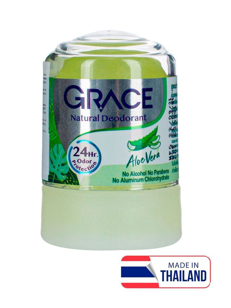 Дезодорант-антиперспирант женский минеральный кристаллический Алое Вера Grace deodorant Aloe Vera Grace, #1