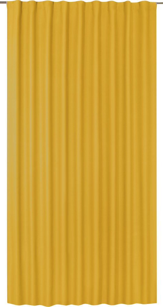 Штора со скрытыми петлями блэкаут Alycia 200x280 см цвет желтый Solemio 1, ВД84756981  #1