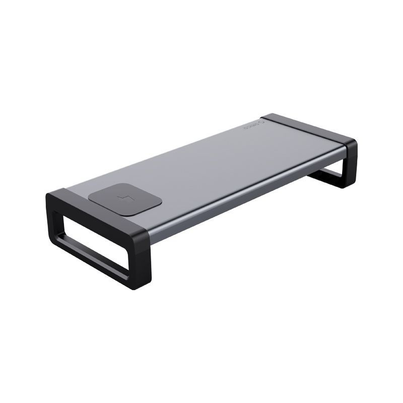 Алюминиевая подставка для монитора, 53x22x9 см, ORICO серый (ORICO-HSQ-02W-EU-GY-BP)  #1
