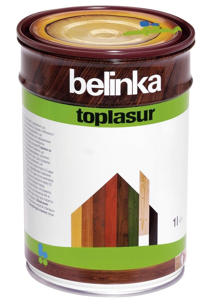 BELINKA TOPLASUR №23 Махагон 1л. Лазурное покрытие для защиты древесины 51223  #1