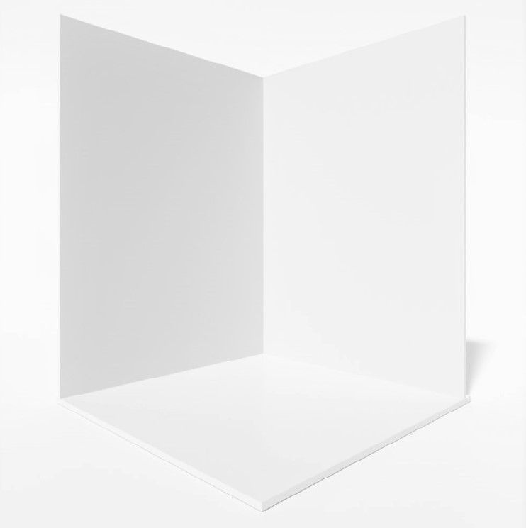 Нижстенд Фон для фото 80 см x 100 см, белый #1