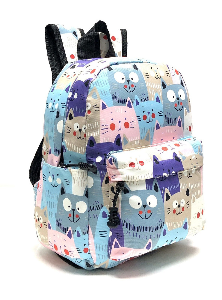 Детский тканевый рюкзак Кошка #1