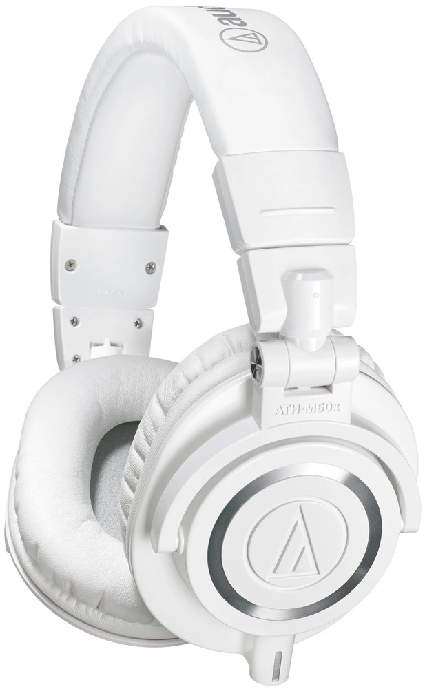 Наушники Audio-Technica ATH-M50x 3.5 мм, 6.3 мм, белый #1