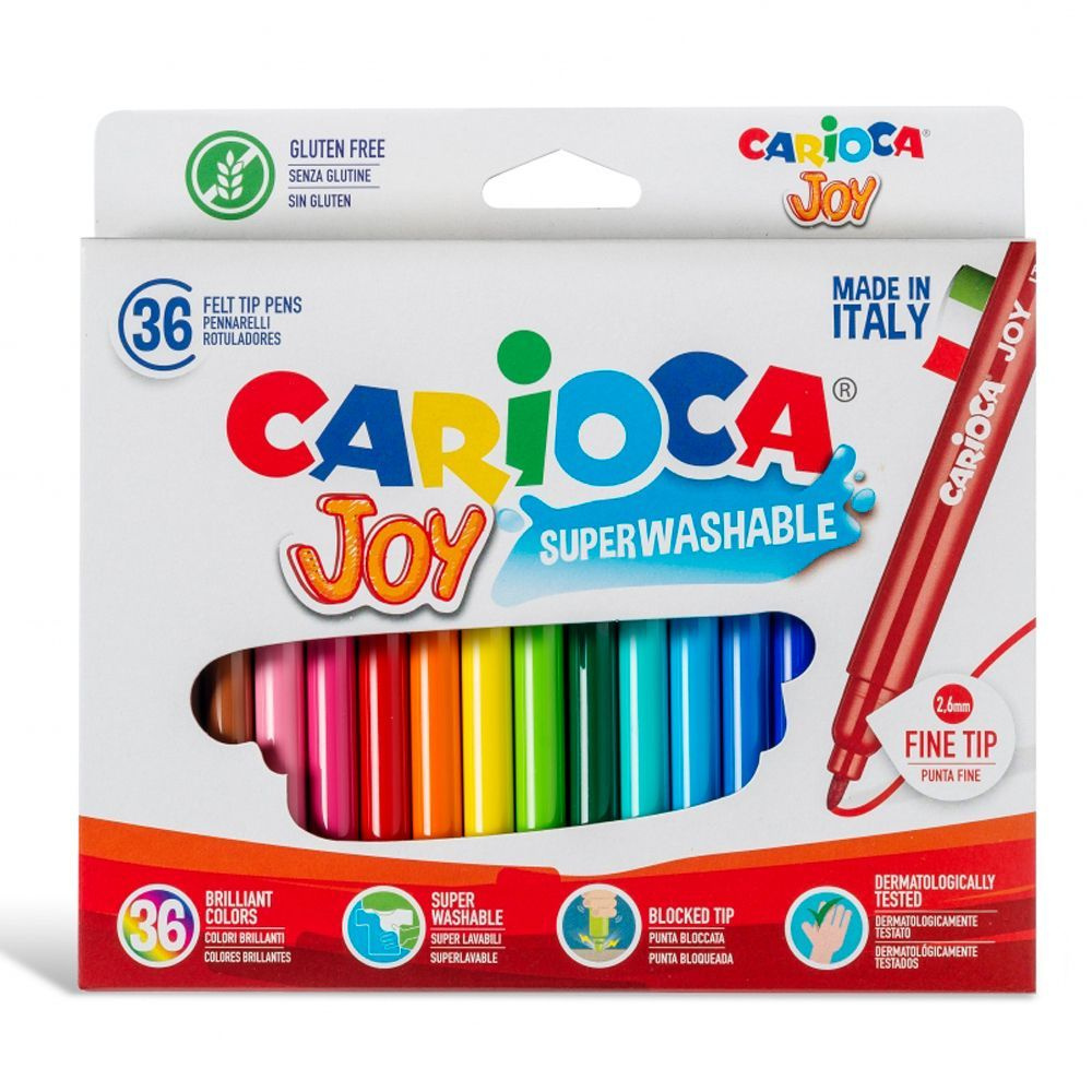 Фломастеры Carioca Joy, 36 шт - купить с доставкой по выгодным ценам в ...