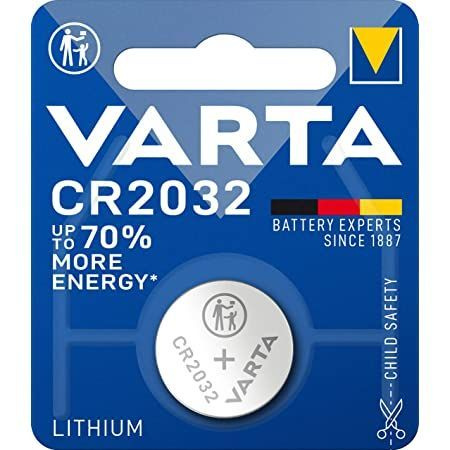Батарейка CR2032 Varta Lithium 3V 1 шт, литиевая, Варта 2032, таблетка  #1