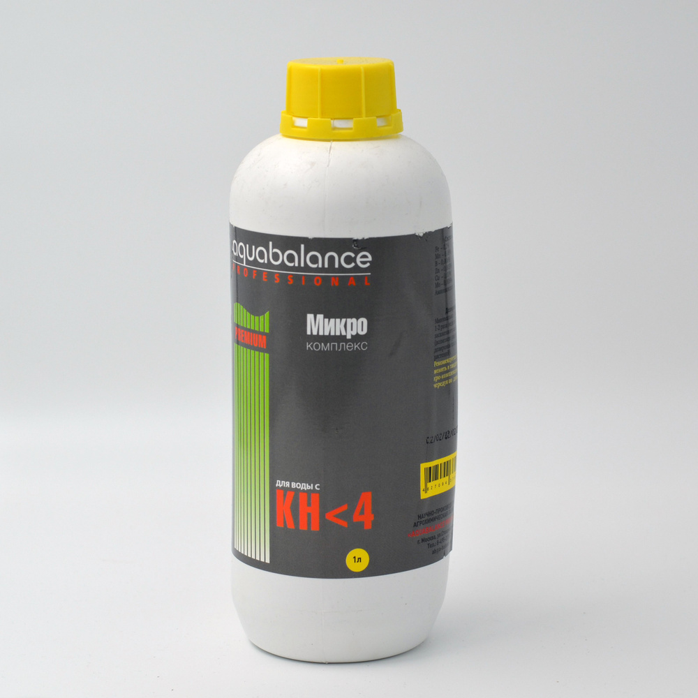 Aquabalance Premium "Микро-комплекс КН меньше 4" 1л - удобрение для растений  #1