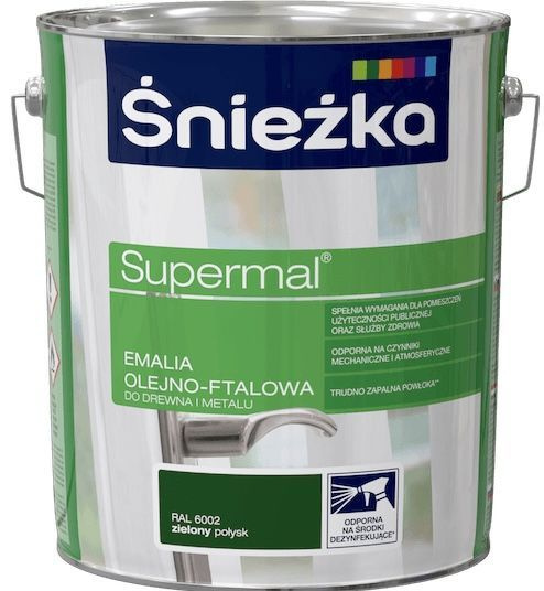 Sniezka Эмаль Гладкая, Глянцевое покрытие, 2.5 л, 2.5 кг, зеленый  #1