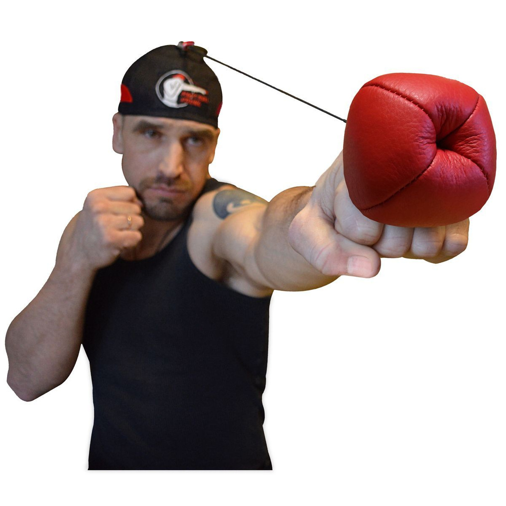 Тренажёр Fight Ball Boxing со сменным жгутом (Файт болл, боевой мяч)  #1