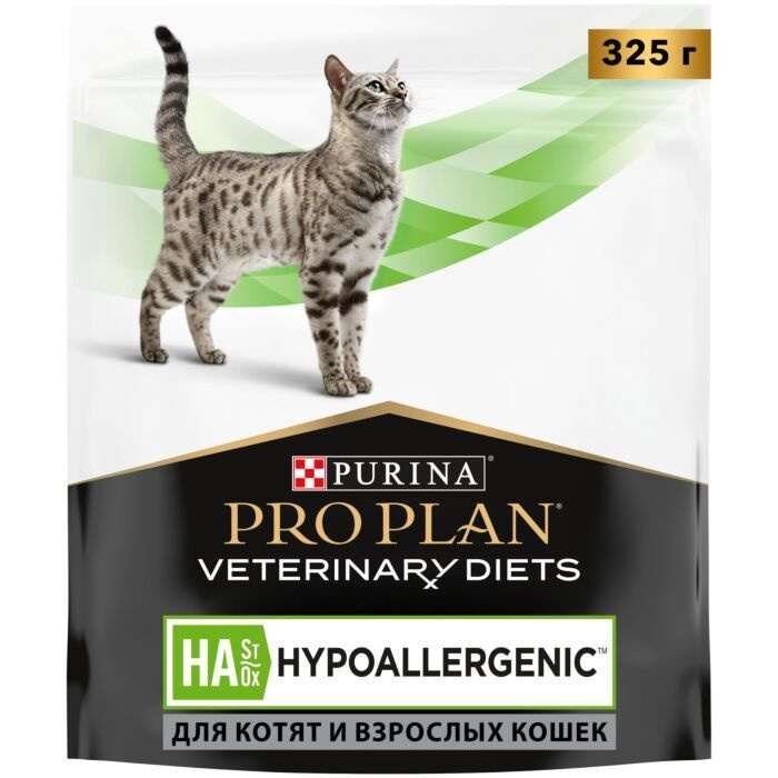 Сухой корм для кошек Pro Plan Veterinary Diets Hypoallergenic HA при пищевой непереносимости 325 г  #1