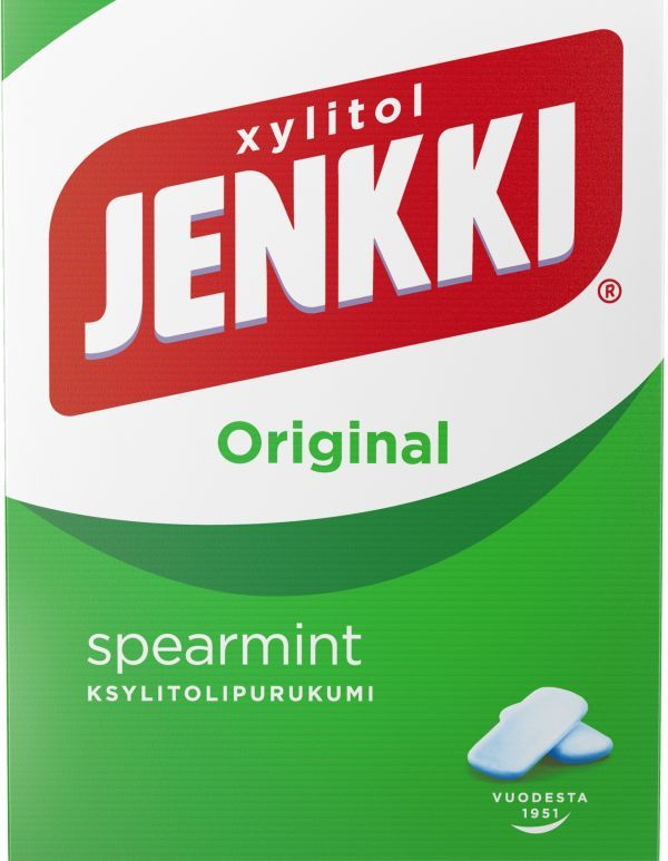 Жевательная резинка без сахара с ксилитом JENKKI острая мята  #1