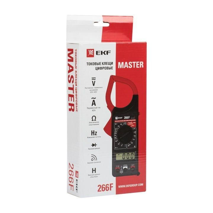 Клещи токовые цифровые 266F Master EKF In-180702-bc266F #1