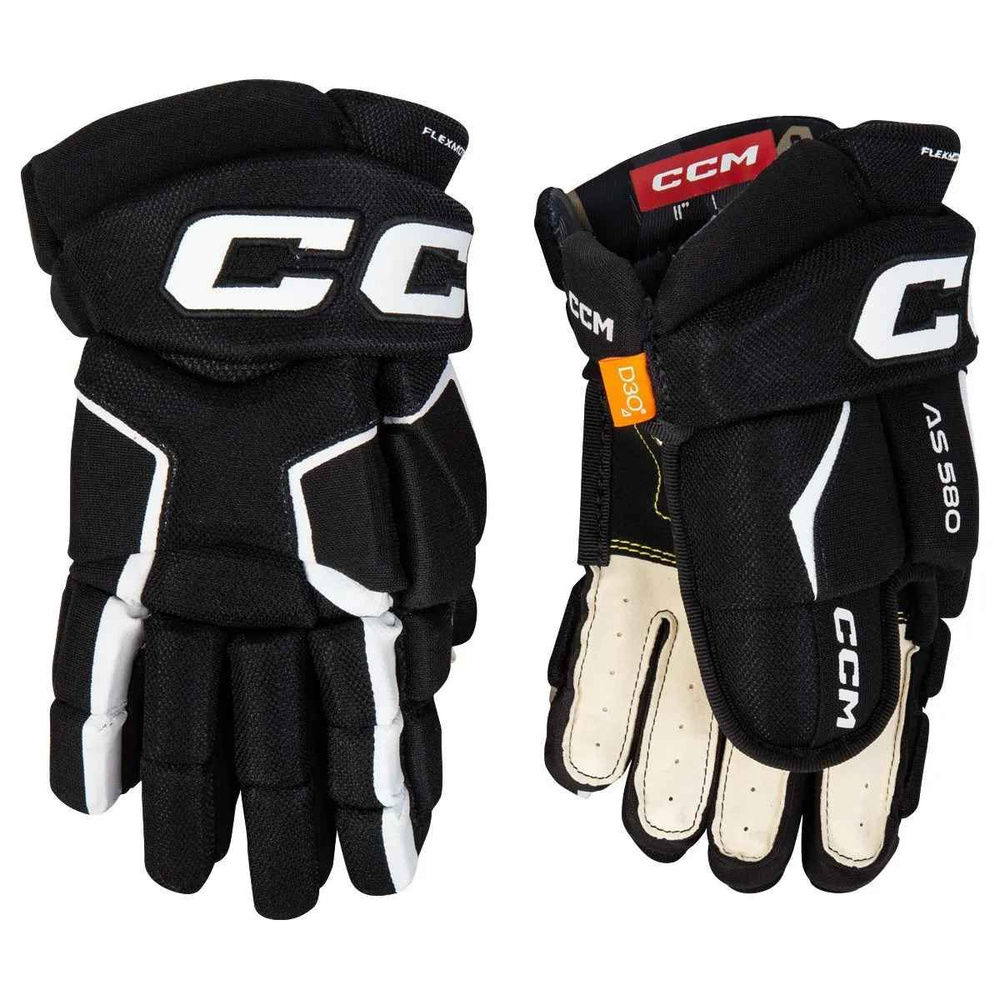 Перчатки CCM TACKS AS 580 JR (BLK/WHT 11") #1