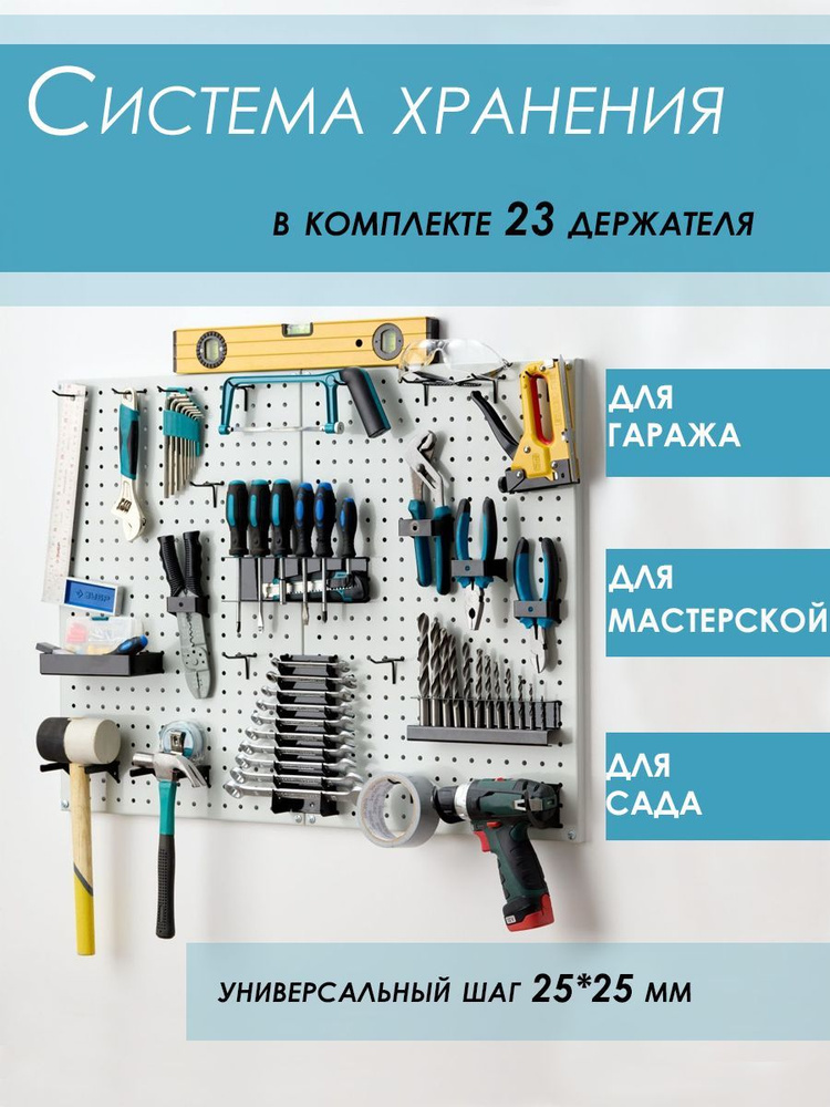 Органайзер настенный для инструмента Перфопанель для инструмента Система хранения  #1