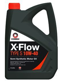 Comma X-FLOW TYPE S 10W-40 Масло моторное, Полусинтетическое, 4 л #1