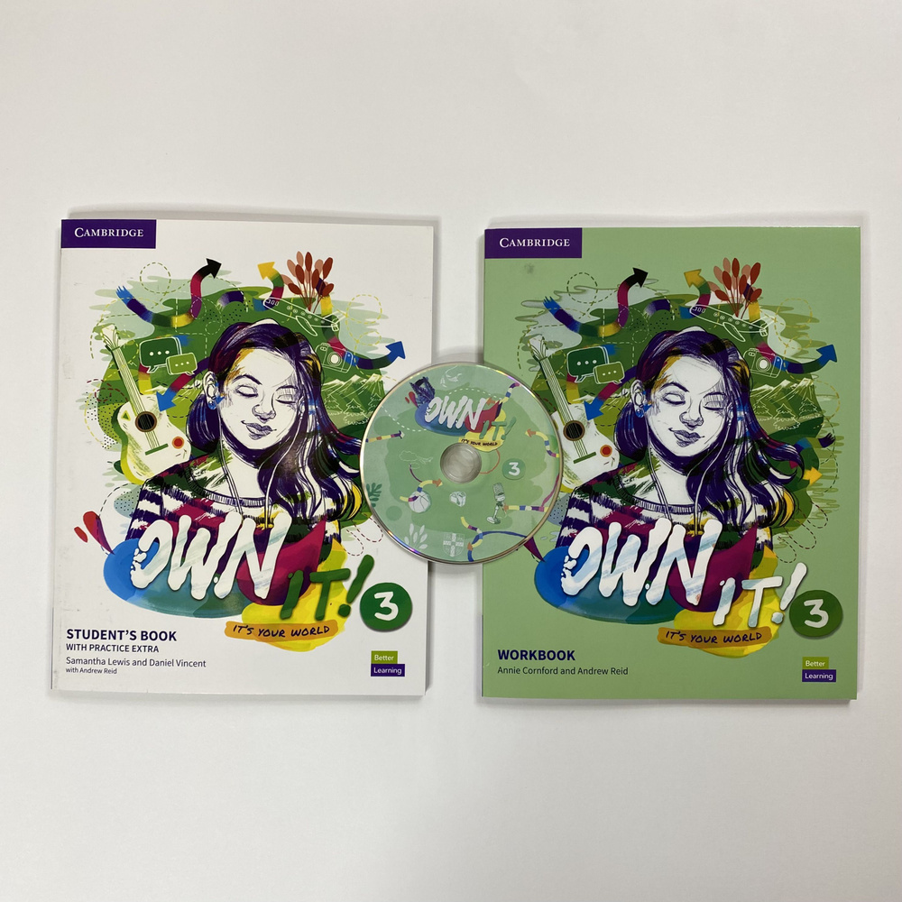 Own it 3, Student's Book, Workbook + CD ( учебник, раб.тетрадь и диск ...