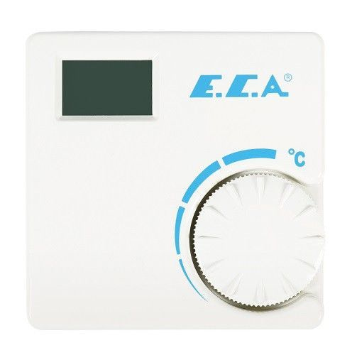 E.C.A. Терморегулятор/термостат Для радиаторного отопления, Для теплого пола, белый  #1