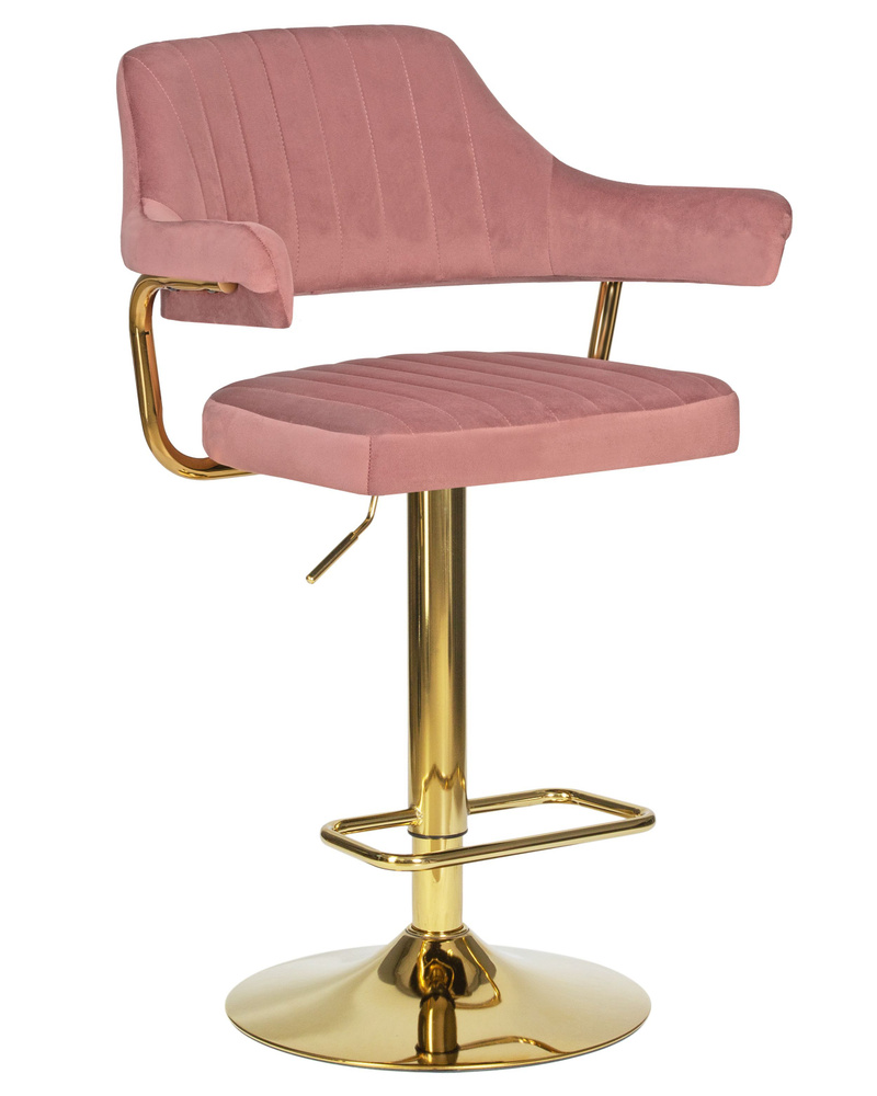 Барный стул GOLD с регулировкой для визажистов #1