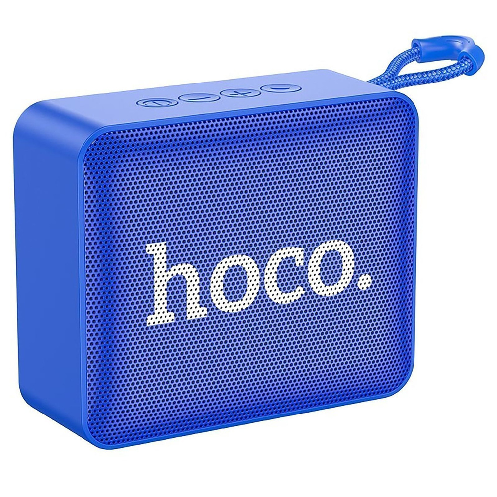 Портативная колонка Hoco BS51 Gold, Bluetooth, синяя, 1 шт. #1