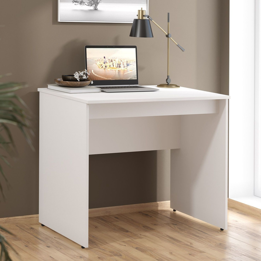 Письменный стол, компьютерный стол SKYLAND SIMPLE S-900, белый, 90х60х76 см  #1